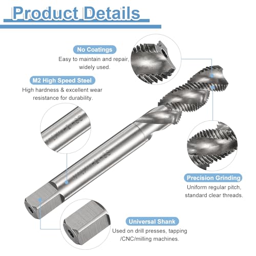 QUARKZMAN Metric Tap M10 x 1 Tap HSS6542-1 Piece | High quality machine tap