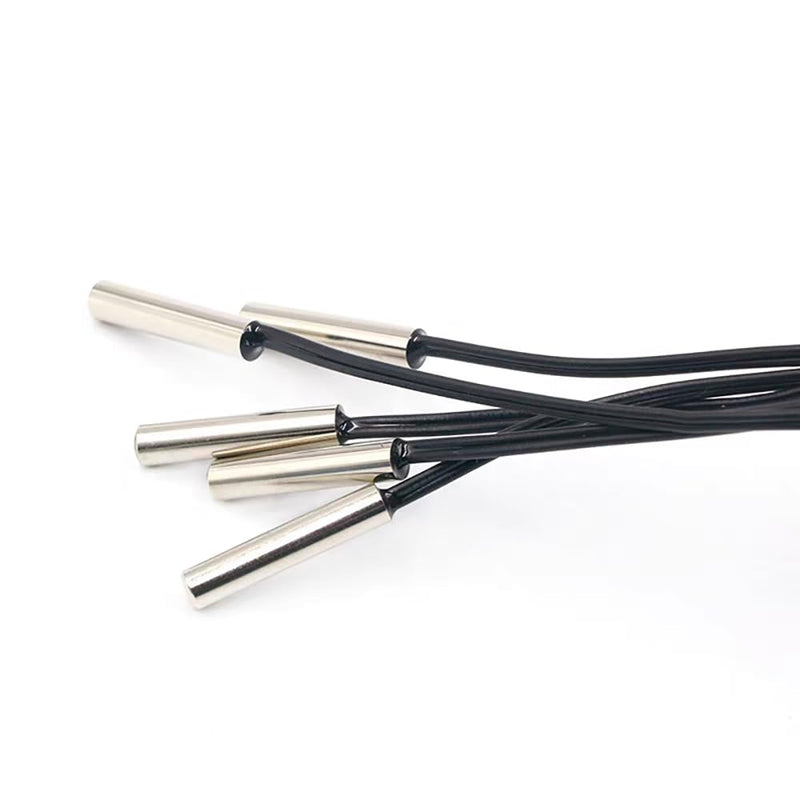 [Australia - AusPower] - 5PCS NTC 10k Thermistor Temperature Sensor Probe 3 Meter Waterproof Temp Sensor Probe, Stainless Steel 3950 NTC Temp Sensor Probe, Digital Temperature Transmitter Extension Cable 3 Meter(9.8ft) 