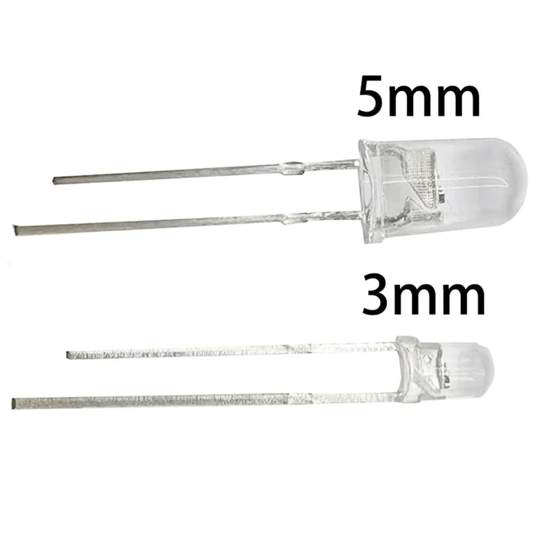 [Australia - AusPower] - 100 pieces 3 mm RGB LED diodes, fast flashing LEDs, 3.0-3.4 V, 20 mA multi-coloured F3 dynamic LEDs for DIY, lighting project, handmade Quick Flashing 3MM 
