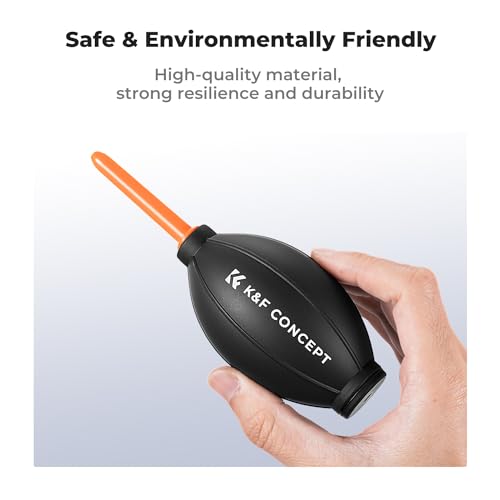 K&F CONCEPT Silicone Air Blower with Long Nozzle,Individually Packaged