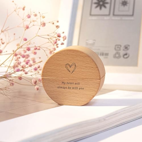 Small Keepsake Urns for Human and Pet Ashes, Dog Small Urn, Mini Keepsake,Natural Wood Urns