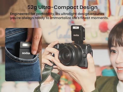 Godox iT22S TTL Mini Flash for Sony Cameras, Compact On-Camera Speedlite Godox IT22S IT20 S Flash for Sony