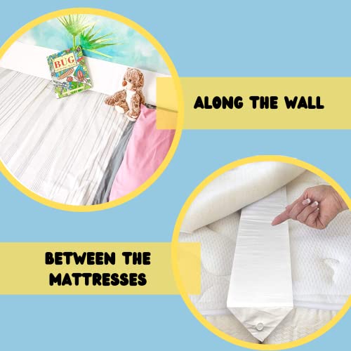 SnugStop The Original Bed Wedge | Gap Filler Between Your Headboard and Mattress | Triangle Pillow Wedge | Bed Filler Wedge | Gap Headboard Filler | Gap Bed Stoppers | Don't Lose Your Pillow(King) King