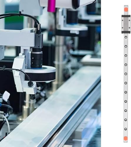 Miniature Linear Rail Guide, MGN9H 300 1R 300mm Linear Guide with Extension Slider for 3D Printer Industrial Automation Equipment