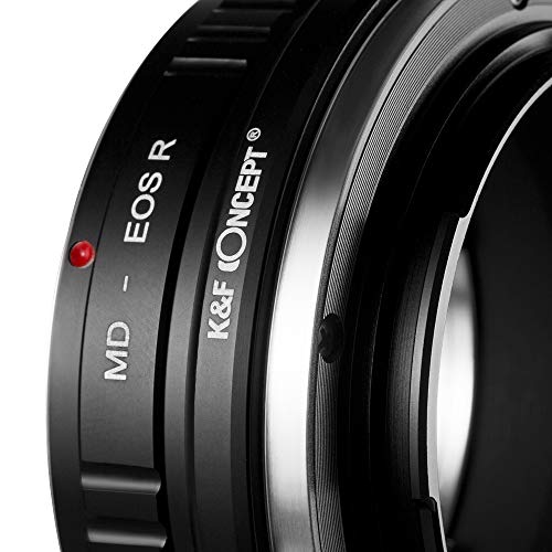 K&F Concept Lens Mount Adapter for Minolta MD MC Mount Lens to Canon EOS R Camera Body