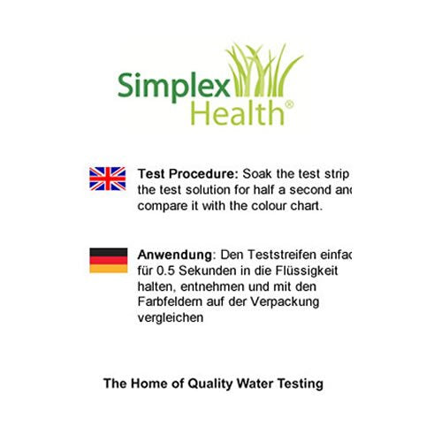 Water pH Test Strips 0-14 Wide Range & Four Pad Universal for Acid Alkaline Water Testing (100 Strips) - Better than litmus paper 100 pieces (pack of 1)