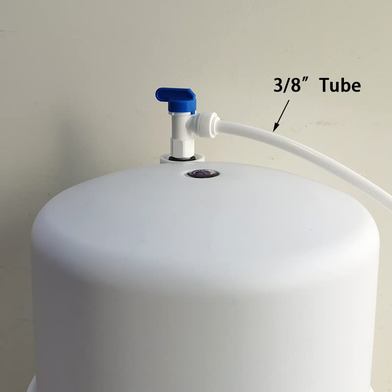 [Australia - AusPower] - Malida Tank Ball Valve 1/4" FPT by 1/4",3/8" OD Tubing quick connector for RO Water Reverse Osmosis Filter system set of 4 