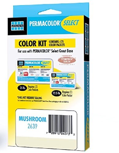 PERMACOLOR SELECT Grout Color Kit in Silk, featuring tile grout color sample options