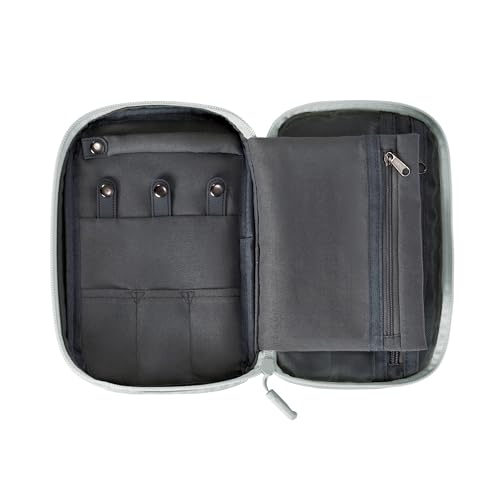 Travelon Jewelry Organizer Platinum one size jewelry box with multiple compartments for jewelry storage and travel.