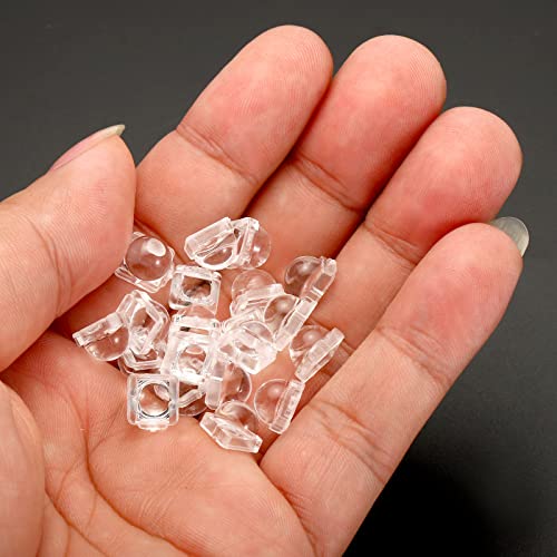 PATIKIL LED Convex Lens 30 Pack 30° Beam Angle Acrylic LED Optical Convex Condenser Lens for 5050 LED Strip Lamp Beads 30 Degrees