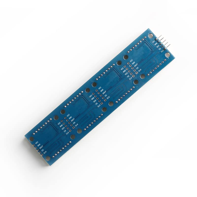 [Australia - AusPower] - 3Pcs MAX7219 Dot Matrix Module 4 in 1 Integrated Display Module 4 Dot Matrix Display Module SCM Control Drive Module Driver LED Module Electronic Components 5V 4*1 