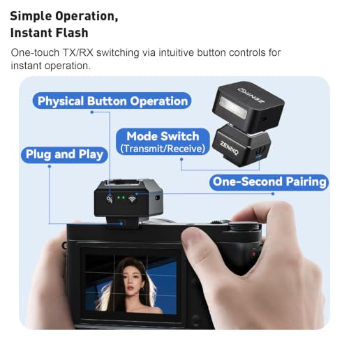 ZENIKO T1 2.4G Wireless Mini Flash Trigger and Receiver kit