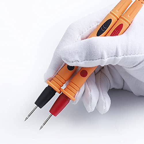 [Australia - AusPower] - Multimeter, Precision Sharp Lead 1000V 20A Digital Multi Meter Clamp Tester Probe Test Probes Leads, Test Extension, Multimeter Accessories (Red&Black Kit 10A-4) 