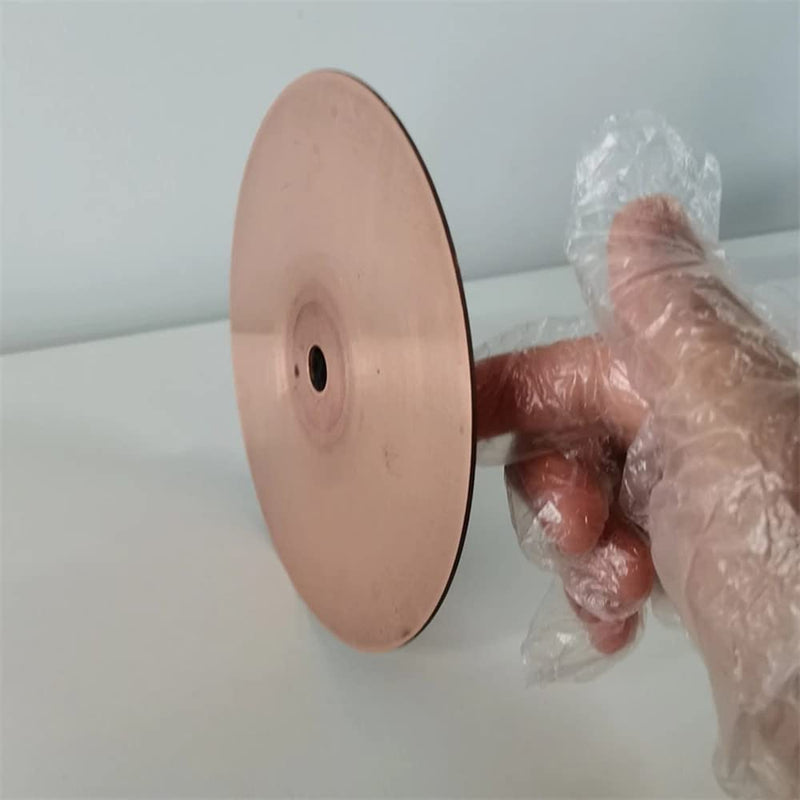 [Australia - AusPower] - 6" inch Lapidary Supplies Copper Wheel Polish Disc Jewelry Polishing Wheel for Plate Copper Flat Lap Disk Abrasive Wheel Lapidary Equipment 