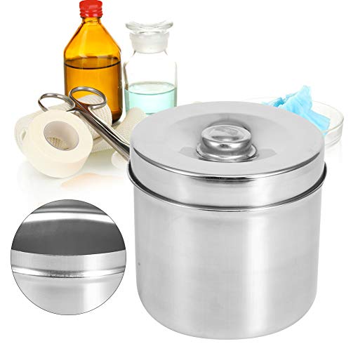 Stainless Steel Medical Jar, Dental Supplies Dressing Container 12Cm Ashtray For Sundry Jars Professional Ointment Storage Jar
