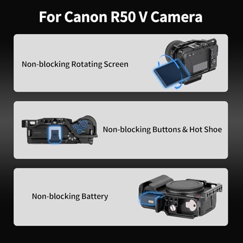 Nitze R50V Cage for Canon R50 V Camera - T-C07A