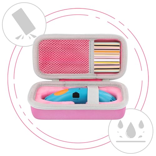 Aenllosi Case for 3Doodler Start+ Essentials 3D Pen(2023) for Kids, Pink