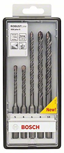 [Australia - AusPower] - Bosch 2607019927 Hammer Drill Bit Set (5-Piece) classic 
