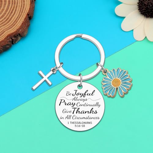 Christian Gifts for Women Men Keyring Inspirational Religious Gift Keychain