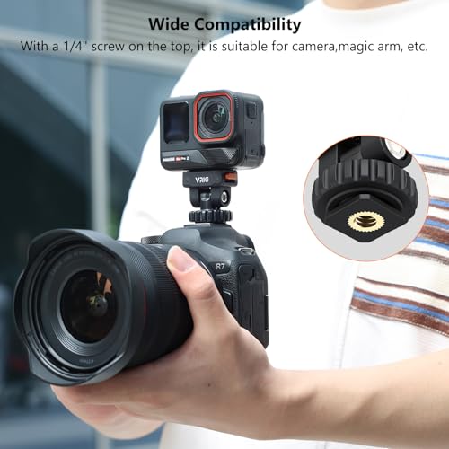 VRIG AC-44 Magnetic Quick-Release Cold Shoe Mount for Insta360 Ace Pro 2