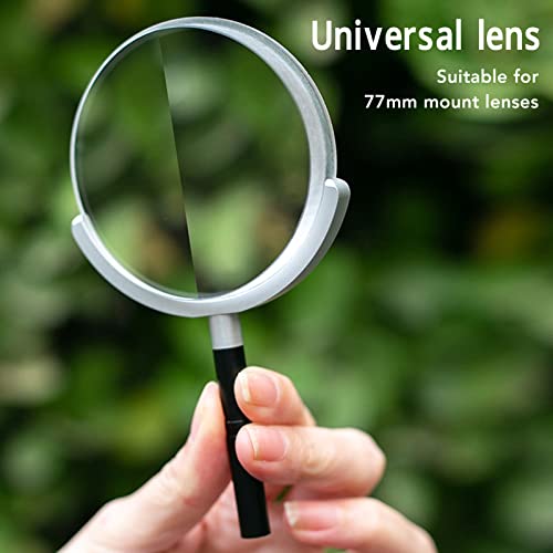 Ghost Effect Glass Filter, 77mm Camera Filter Double Sided Prism for Image ghosting Effect, Photography Accessories Special Effects Filter, HA111