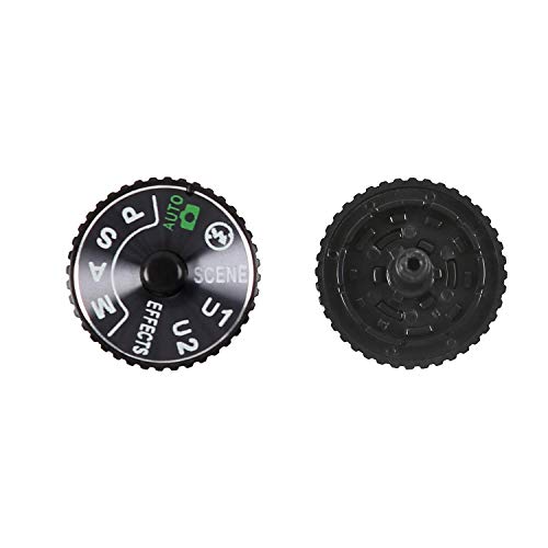 Shenligod Mode Dial Top Cover Function Plate Interface Cap with Base Replacement for Nikon D7100 D7200 Camera