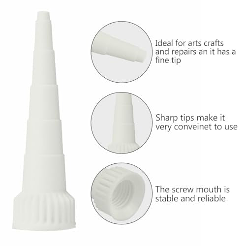 EINGSDFGCH glue applicator tip cap snip replacements, 30-piece adhesive dispenser accessory set