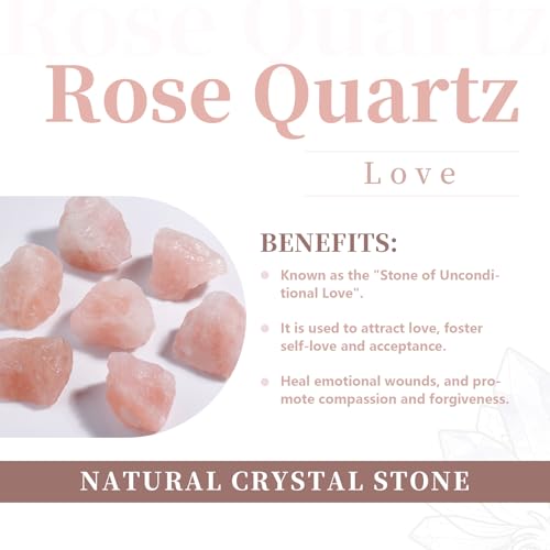 rockcloud Rose Quartz Crystal Pyramid Reiki Chakra Stone Figurine Pink