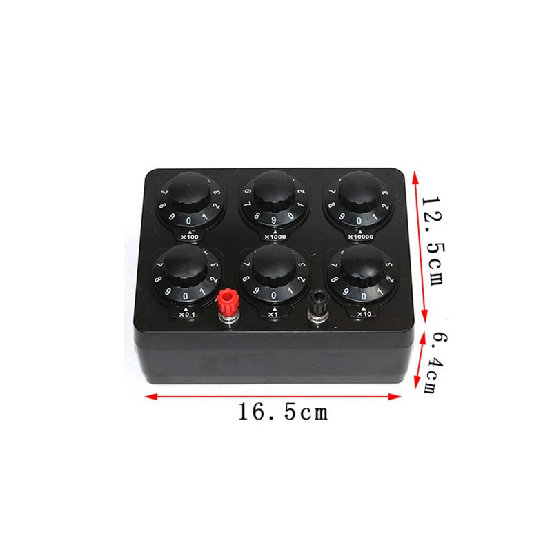 [Australia - AusPower] - PRATYAHARA 0-99999.9 Ohm Simple Resistance Box Precision Variable Decade Resistor Teaching Instrument Teaching Resistance Box 