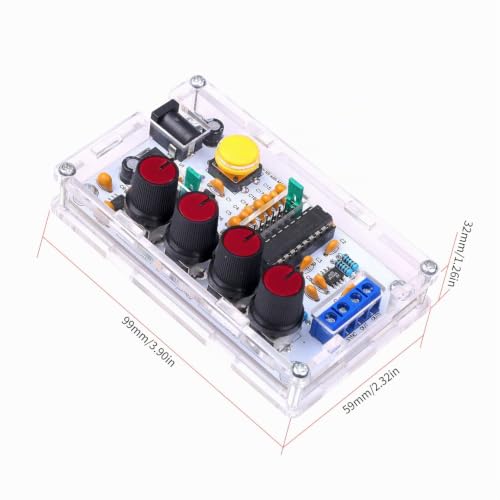 MAX038 Signal Generator DIY Kit 1Hz ~ 20MHz Function Generator High Speed Operational Amplifier Generator Sine/Triangle/Rectangle/Sawtooth