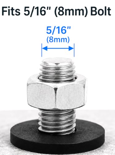 5/16-inch oil-resistant nitrile rubber flat washers, 1-inch OD, for motorcycle, ATV, and UTV mount bolts