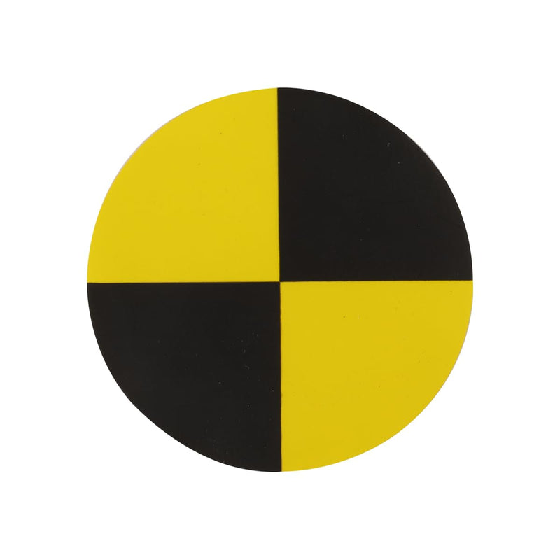 (30 Pcs) TOSUKKI Crash Test Stickers,Crash Test Targets,Crash Test Markers,Crash Test Dummy Stickers Reflective (Ø 90 mm) Ø 90 mm