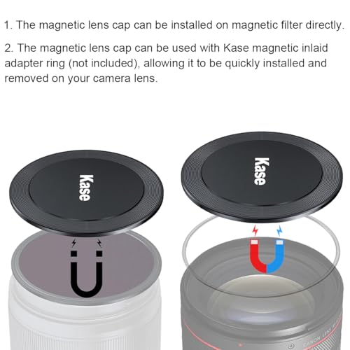 Kase Wolverine 67mm Magnetic Metal Front Lens Cap for Kase Magnetic Filter