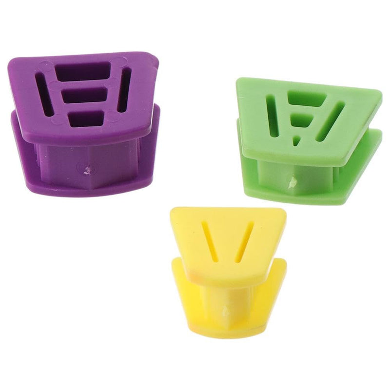 [Australia - AusPower] - 6 Packs Dental Bite Blocks,Dental Oral Silicone Mouth Prop Bite Blocks,Dental Bite Blocks Mouth Props 