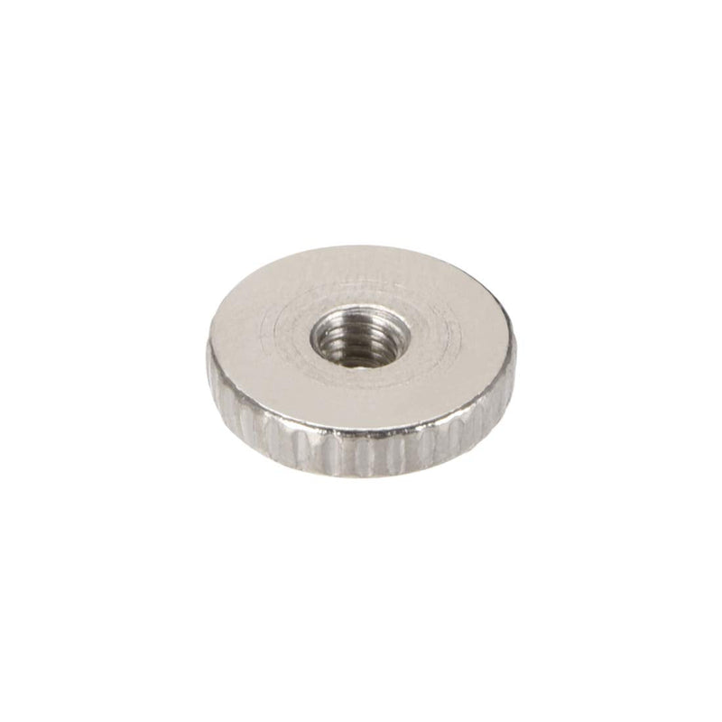 [Australia - AusPower] - uxcell Round Knurled Thumb Nuts Conector Lock Adjusting nuts, M3 Female Threaded Thin Type, Nickel Plated, Pack of 30 