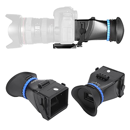 Camera Viewfinder,Professional 3.2 inch LCD Magnifier Viewfinder,3X Camera Screen Sunshade Hood for SLR Camera Camcorder