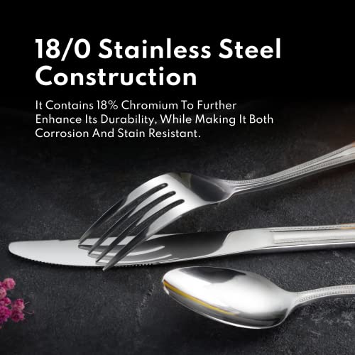 New Star Foodservice Slimline Pattern 18/0 Stainless Steel Dinner Fork, 7.5-Inch, Set of 12, Commercial Grade