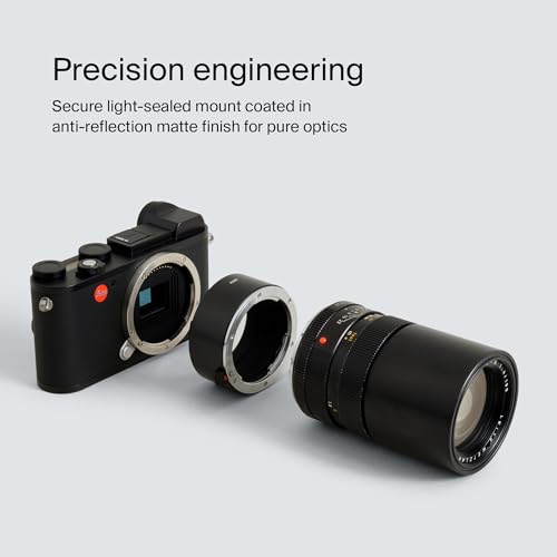 Urth Lens Mount Adapter (Manual): Compatible with Leica R Lens to Leica L Camera Body