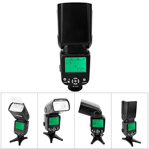 Acouto Camera Flashlight Plastic TR-960II Professional Flash Light On Camera External for Camera Flash Light