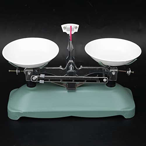 [Australia - AusPower] - Asixxsix 100g or 500g Double Pan Mechanical Balance Scale with Various Weights, Tray and Tweezers, High Calibration Accuracy for Lab Physics Experiment 