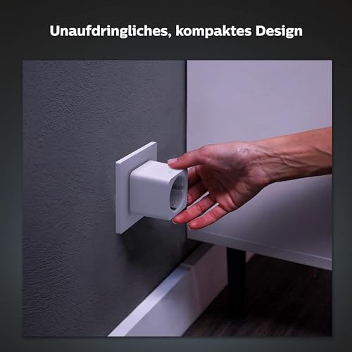 Philips Hue Smart Plug for Hue Lighting Systems, Smart Socket for Controlling Lights, Compatible with Voice Control and App from Anywhere, White 1