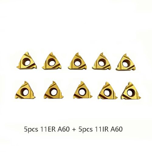 14pcs SER 1010H11 Male Thread Turning Tool Holder + SNR 0010K11 CNC Lathe, Female Thread Rotary Tool Holder with 11ER AG60 11IR AG60 CNC Indexable Threading Carbide Blade