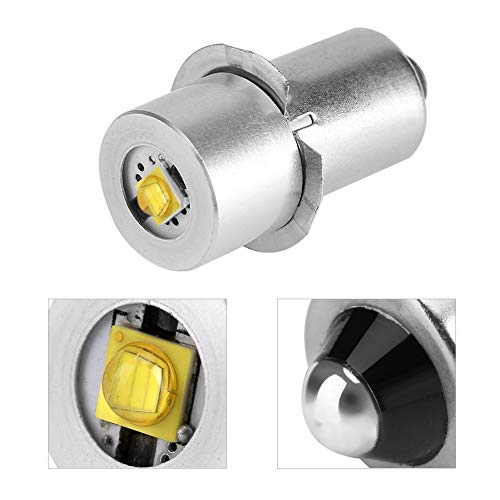 LED High Power Upgrade P13.5S 3W Replacement Bulbs for M-agLite Flashlights (Size: White, 3V)
