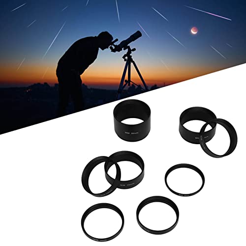 Asixxsix M48 Extension Tube Kit for Cameras and Eyepieces, Focal Length 3 5 7 10 12 15 20 30mm, M48X0.75 on Both Sides, Extending Ring for Astronomical Telescope Photography