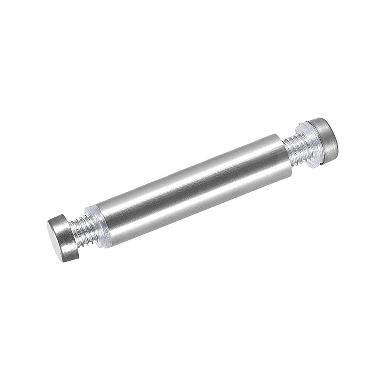 [Australia - AusPower] - uxcell 1/2 Dia x 2-1/2"(12x64mm) Double Head Standoff Screws Acrylic Glass Nails 8pcs 64mm 