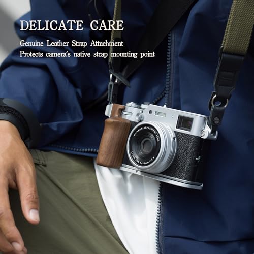 Tilta Vintage Camera Cage Compatible with Fujifilm X100VI – Black | Travel Kit | Thumb Grip | Strap Attachments | ARCA Ready | Lightweight & Durable TA-T70-B-B
