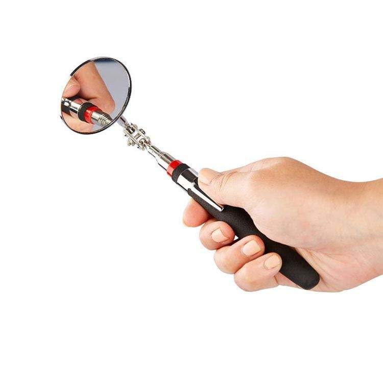 [Australia - AusPower] - Inspection Mirror and Magnet KIT with Magnetic Pick-Up Tools. 5 Piece Set. Lighted Inspection Mirror and Lighted Magnetic Pick-Up Tool. 
