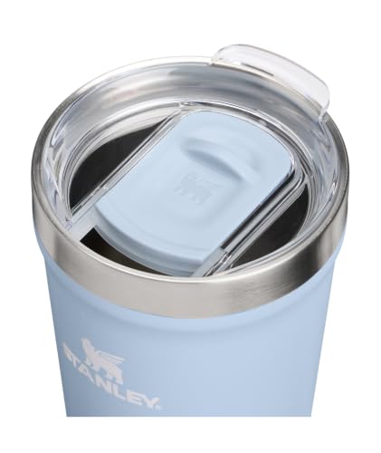 STANLEY Everyday Tumbler 20 oz | Press Fit Drink Through Lid | Beverage, Coffee, and Cocktail Cup | Insulated Stainless Steel Wine Glass | BPA-Free | Blue Dream Stone 20 Ounces