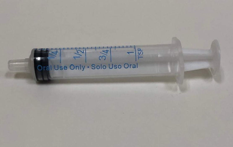 [Australia - AusPower] - Easy Glide 5ml 5cc Oral Syringe, Caps Included, Great for Oral Medicine and Home Care, 10 Count 