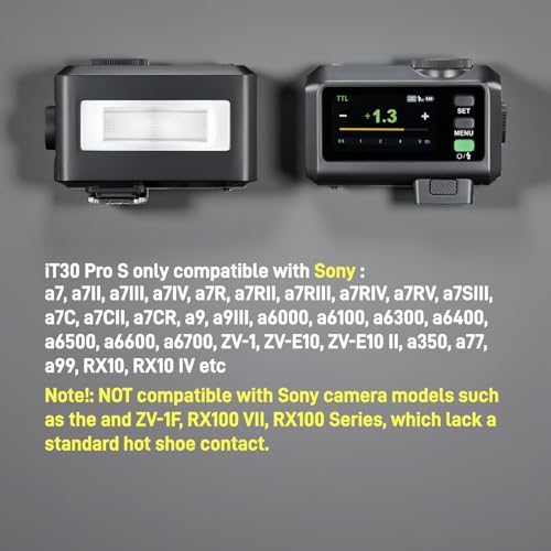 Godox iT30Pro S TTL Mini Camera Flash for Sony ZV-E10 a7IV a7CII a6700 ZV‑1 iT30 Pro S